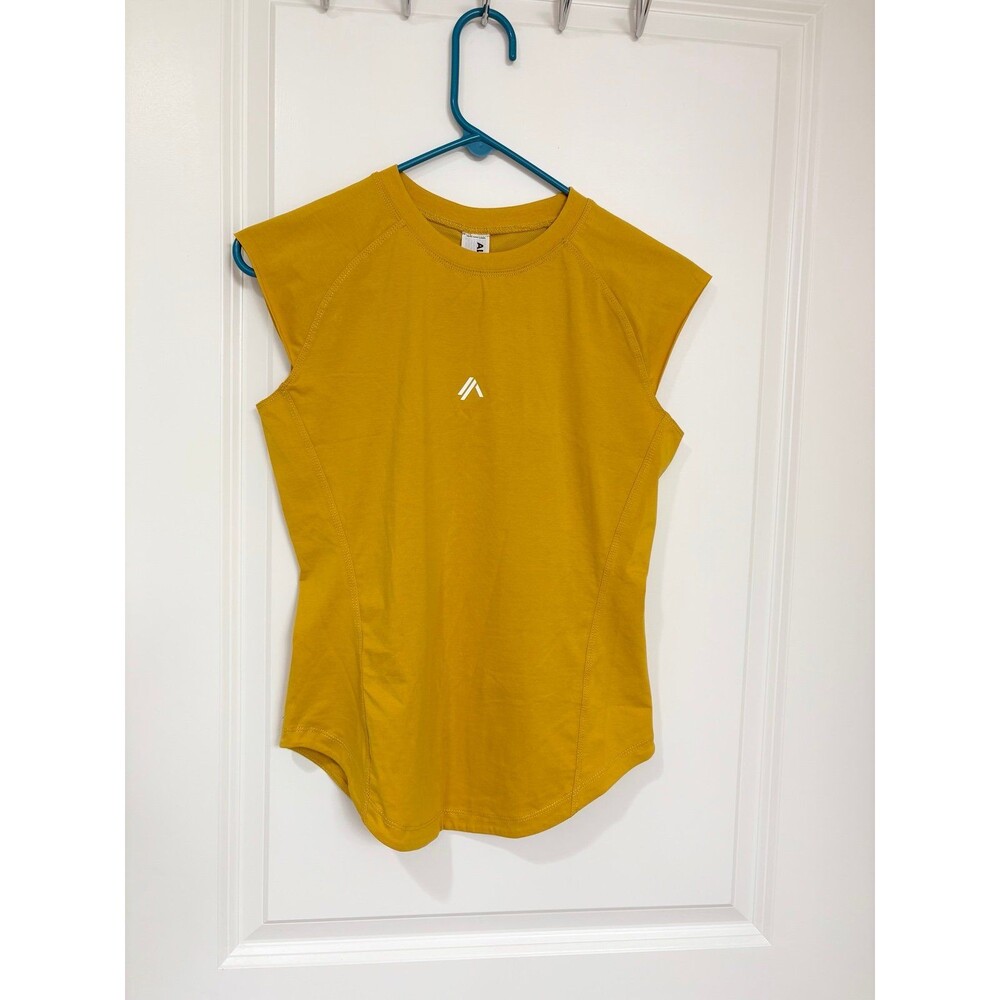 NWT Alphalete mustard yellow tank size XS